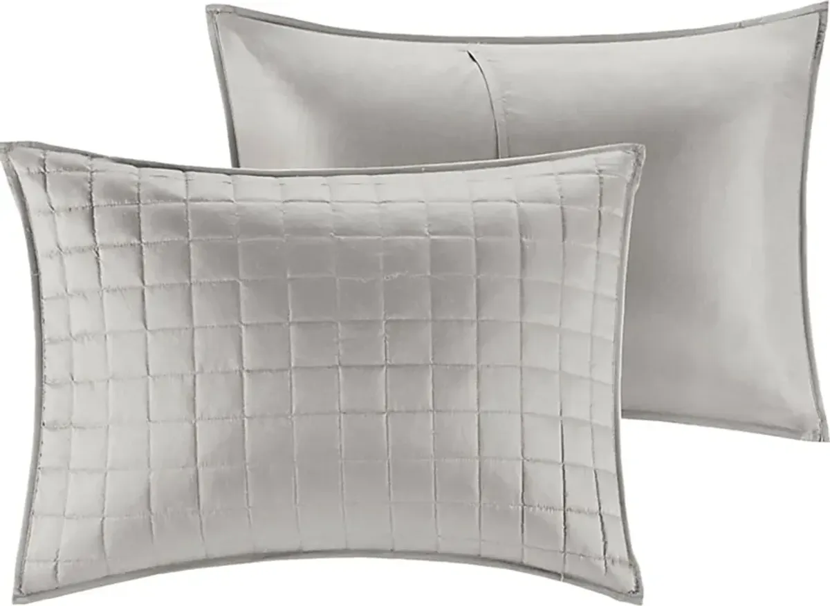 Wayde Gray 8 pc Full/Queen Quilt Set