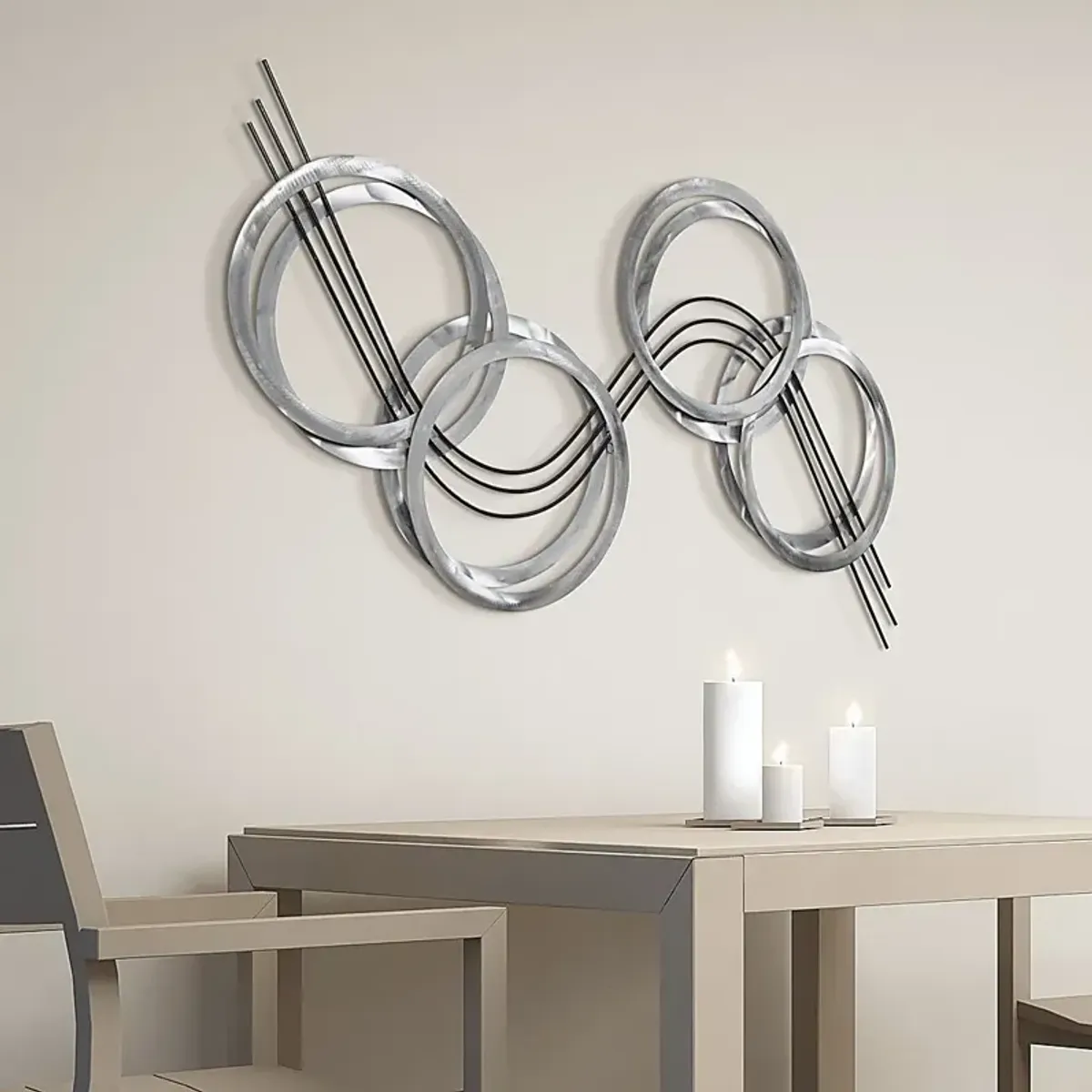 Boggio Silver Wall Decor