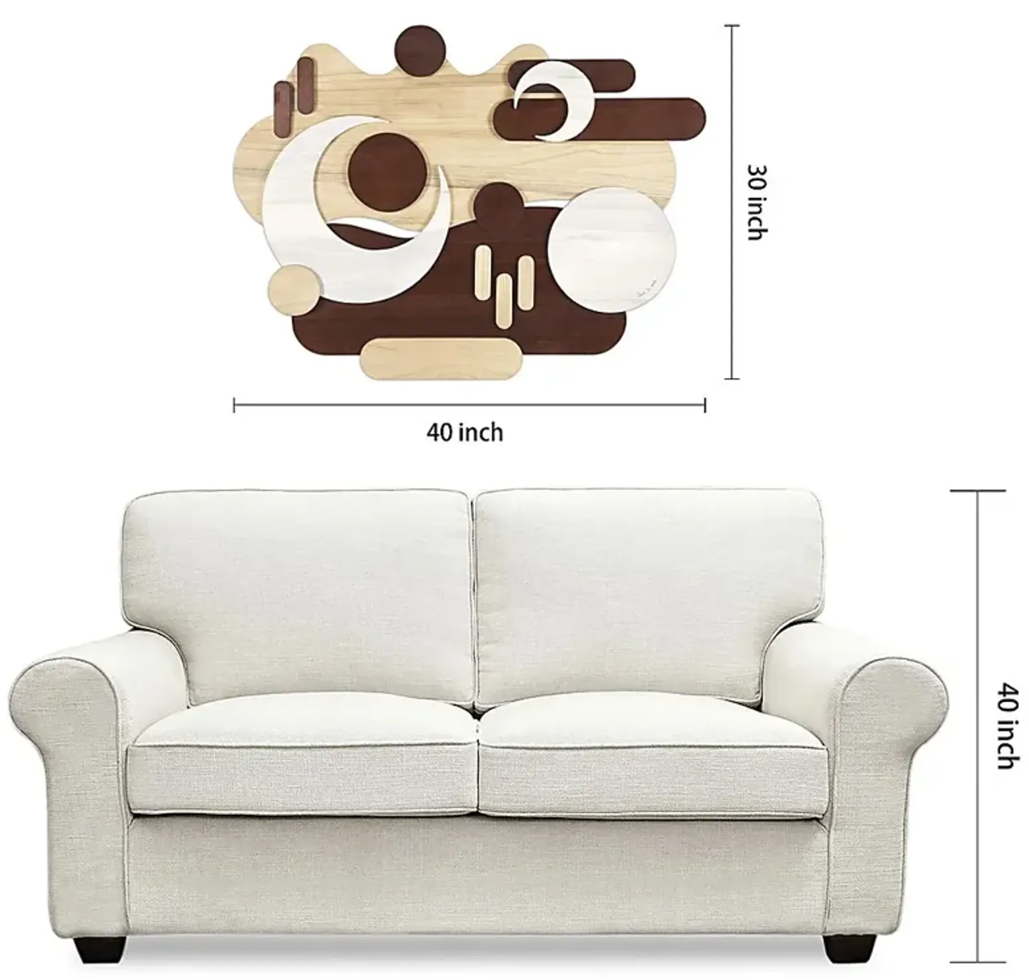 Sedillo Brown Wall Decor Set Of 2 Rooms To Go | Furniture.com