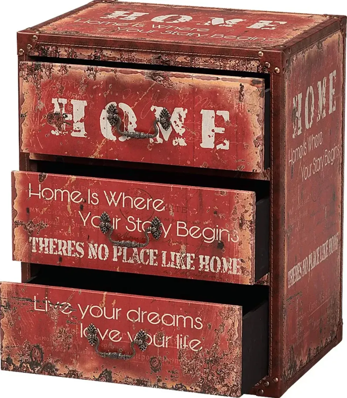 Menoher Red Storage Trunk