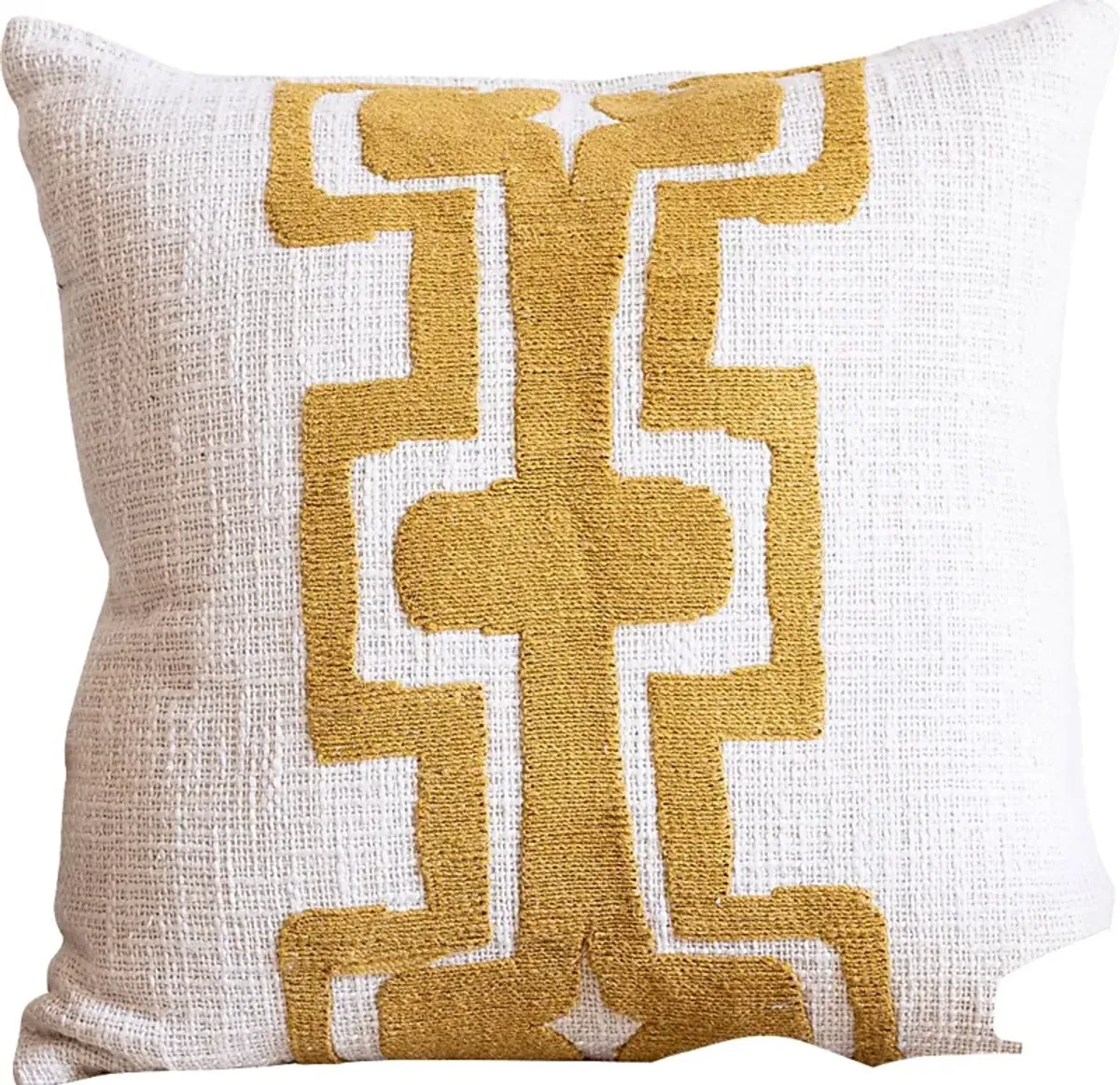 Stacy Garcia Sleo Yellow/Ivory Accent Pillow