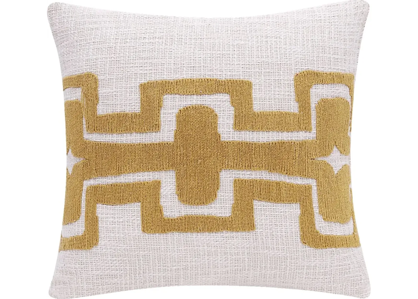 Stacy Garcia Sleo Yellow/Ivory Accent Pillow