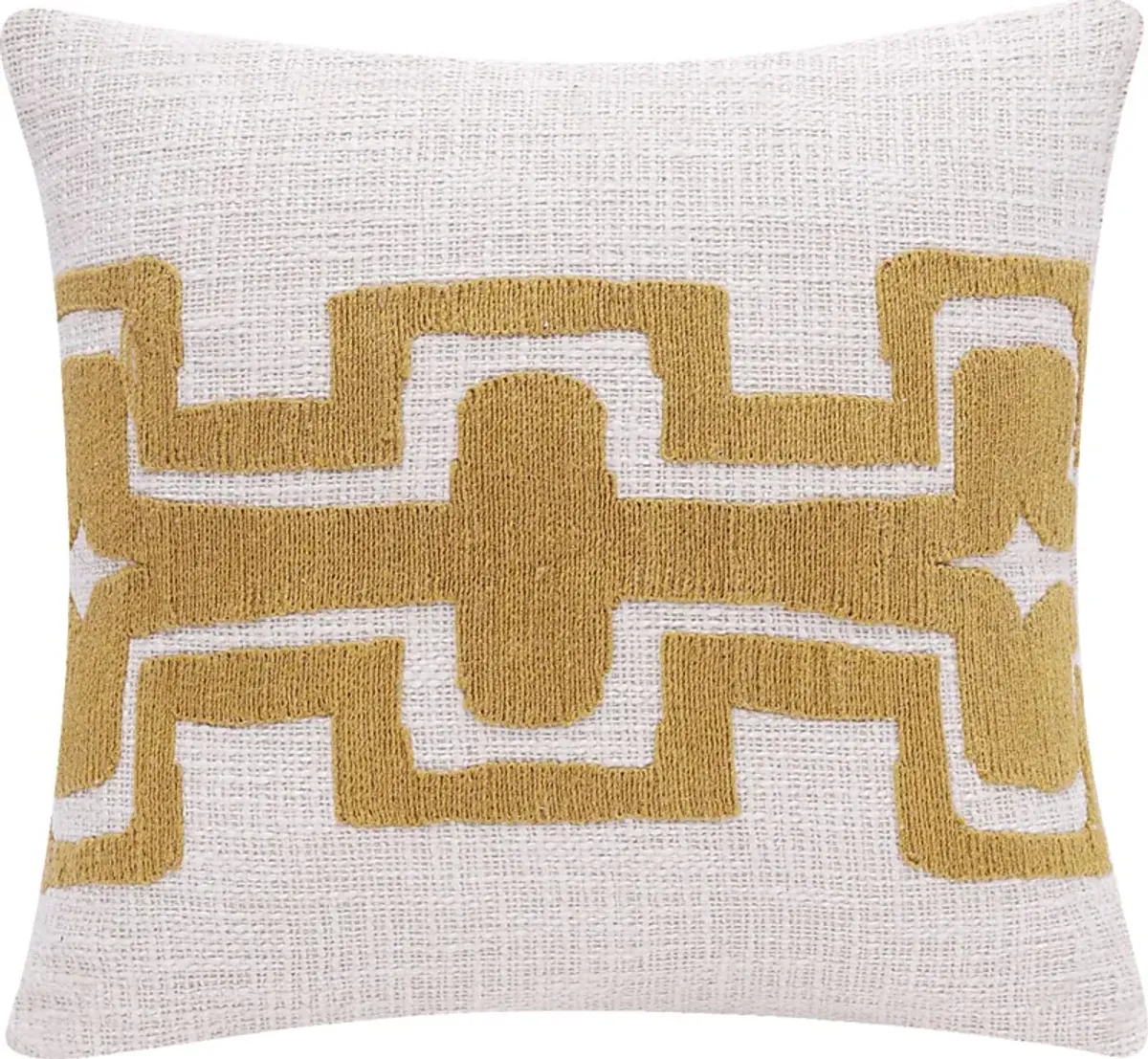 Stacy Garcia Sleo Yellow/Ivory Accent Pillow