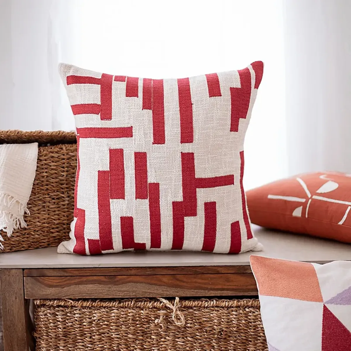 Stacy Garcia Slims Red Accent Pillow