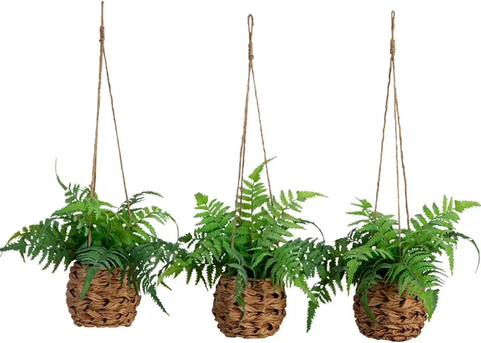 Krulock Green Indoor/Outdoor Silk Plant, Set of 3