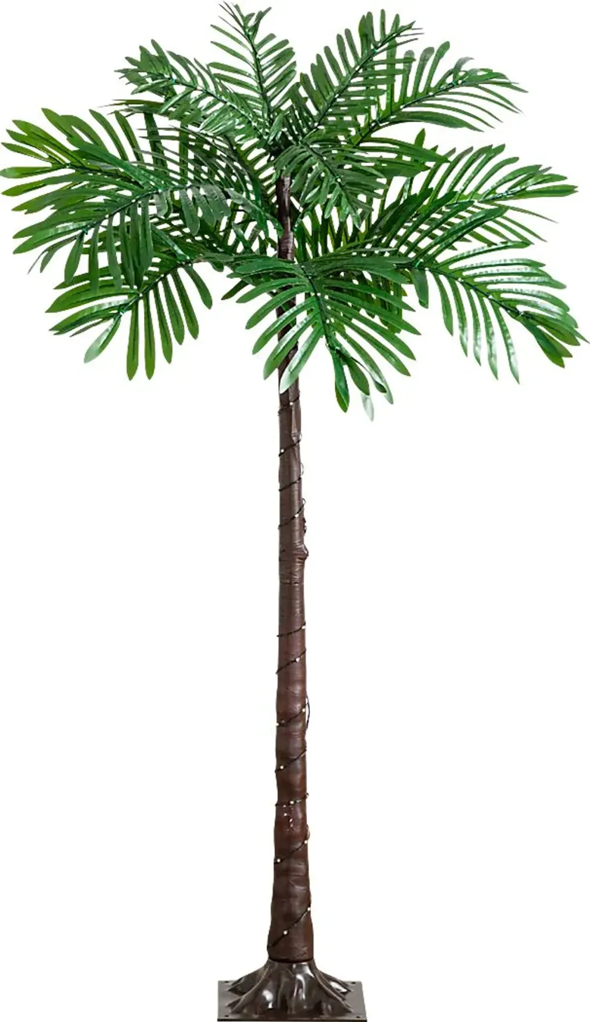 Whyel II Green Indoor/Outdoor Silk Tree with Lights