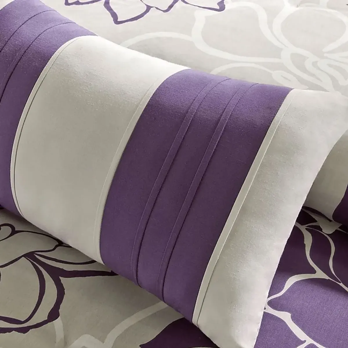 Heslep Purple 7 Pc Twin/Twin XL Comforter Set