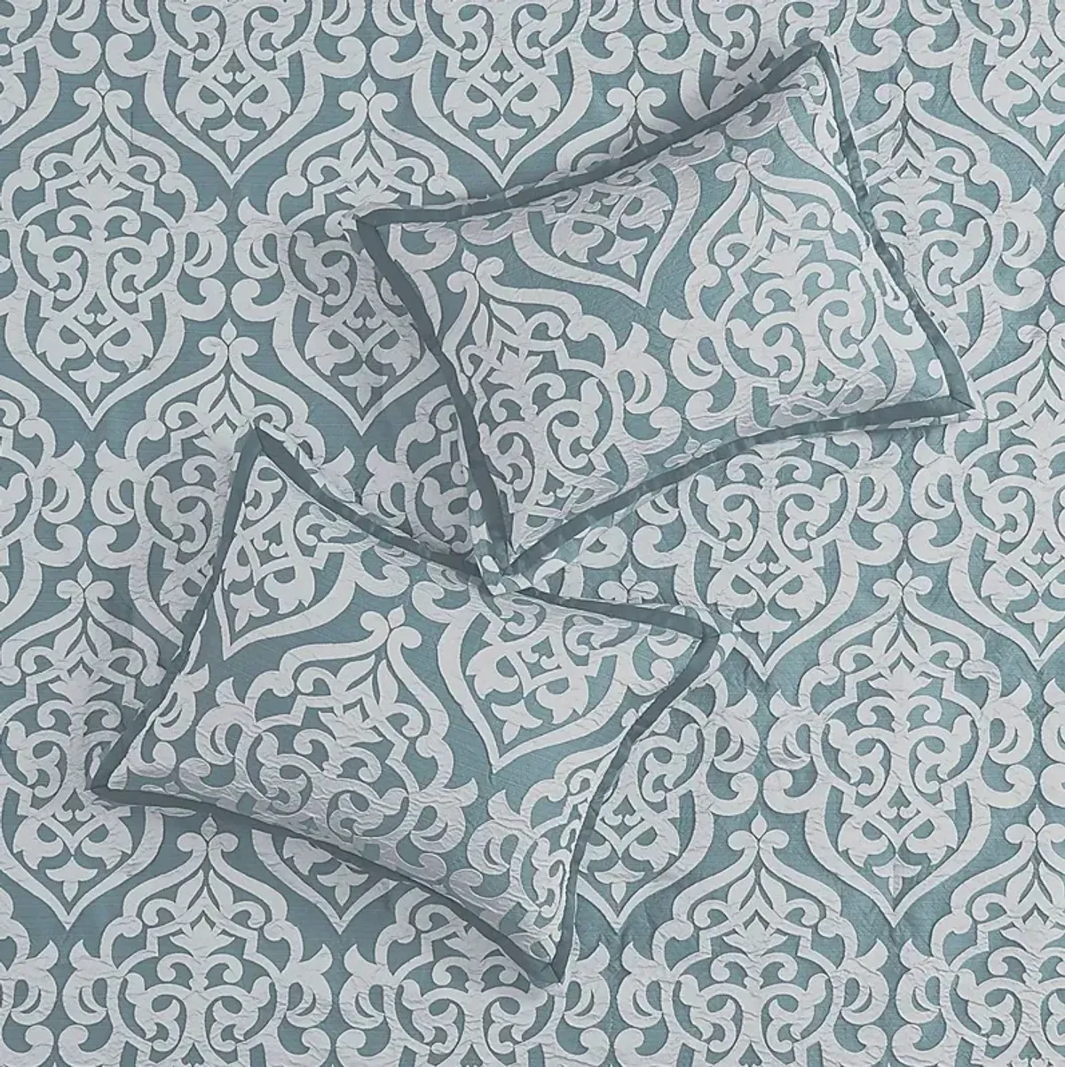 Shefflera Blue 8 Pc King Comforter Set
