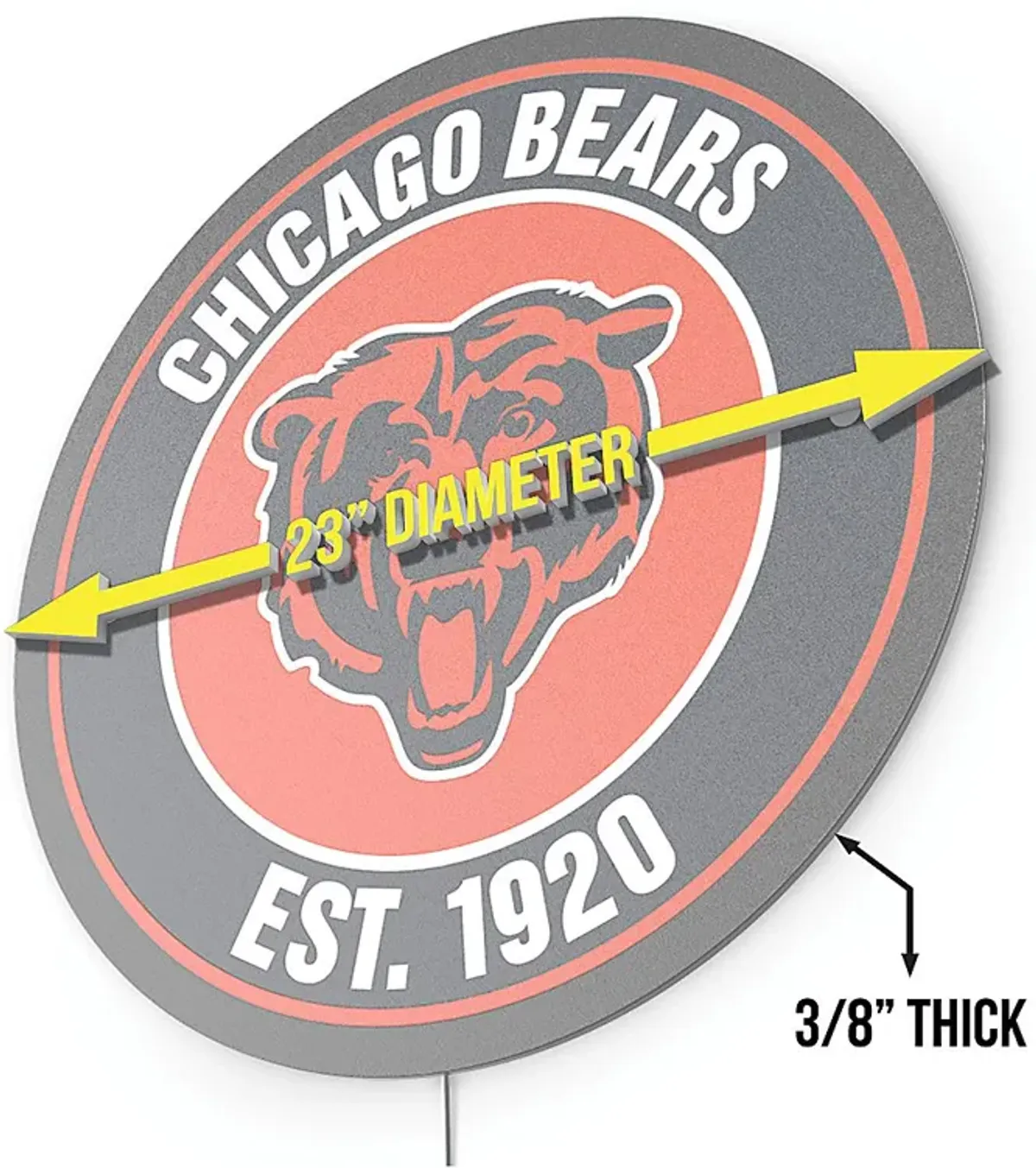 Chicago Bears LED Wall Decor