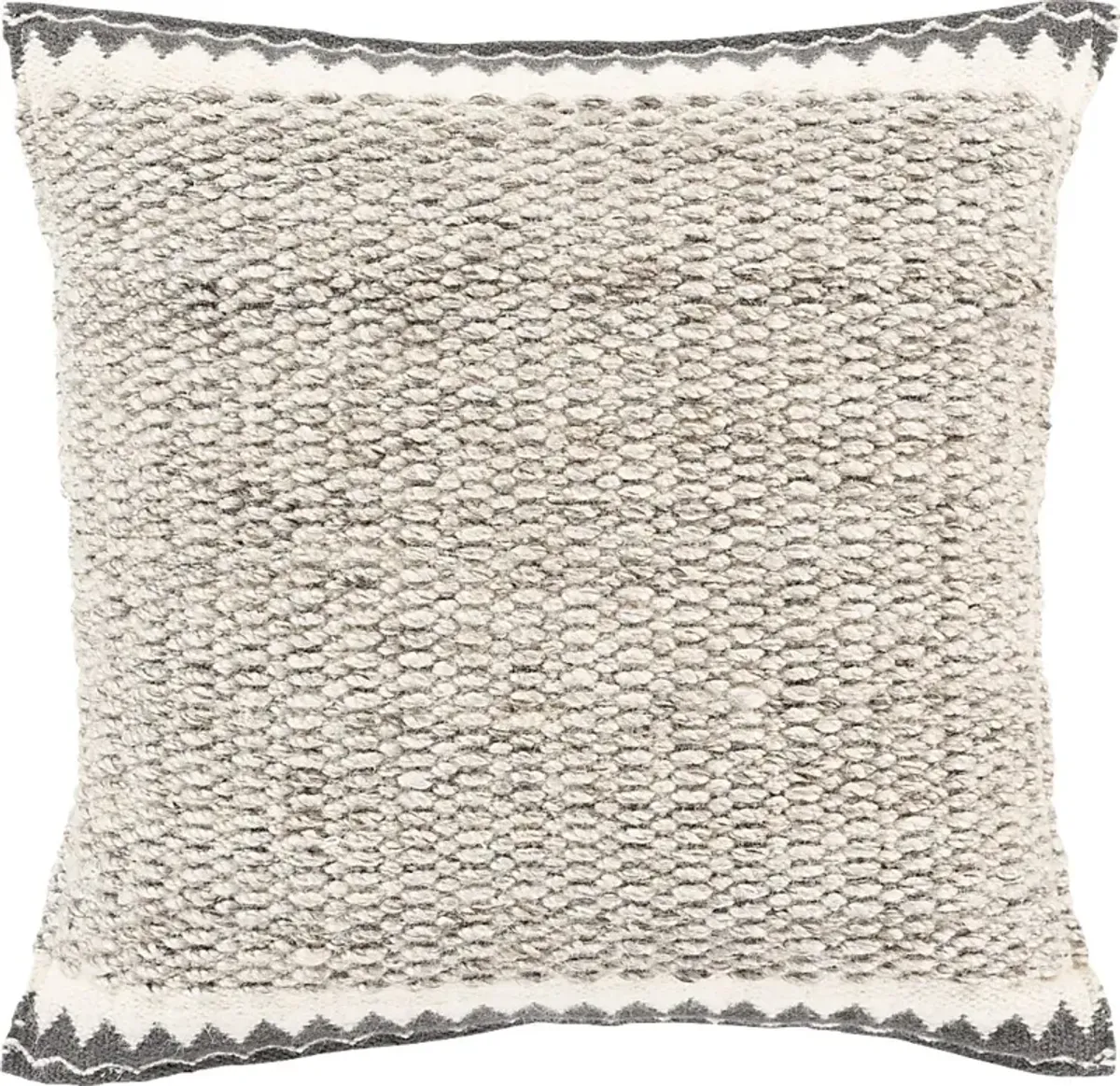 Muraty Charcoal Accent Pillow