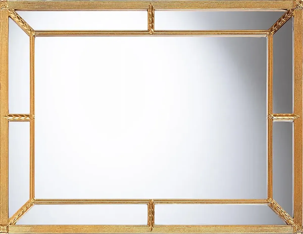 Moongolden Gold Rectangle Mirror