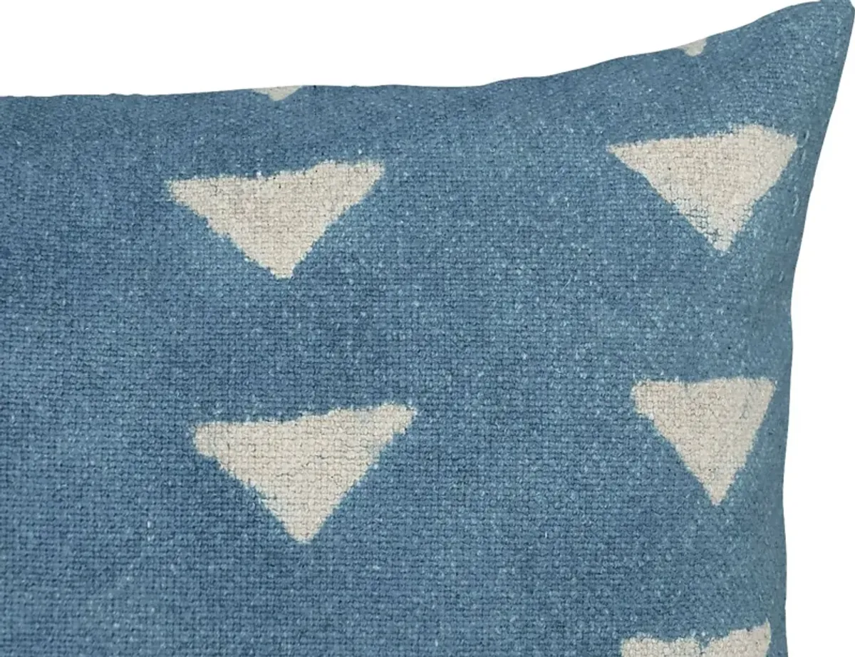 Prairiedawn II Blue Accent Pillow