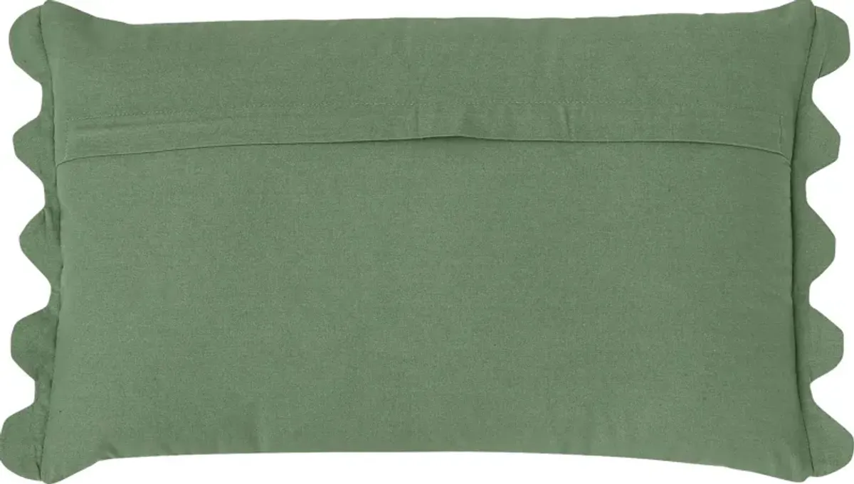 Brundisi Green Accent Pillow