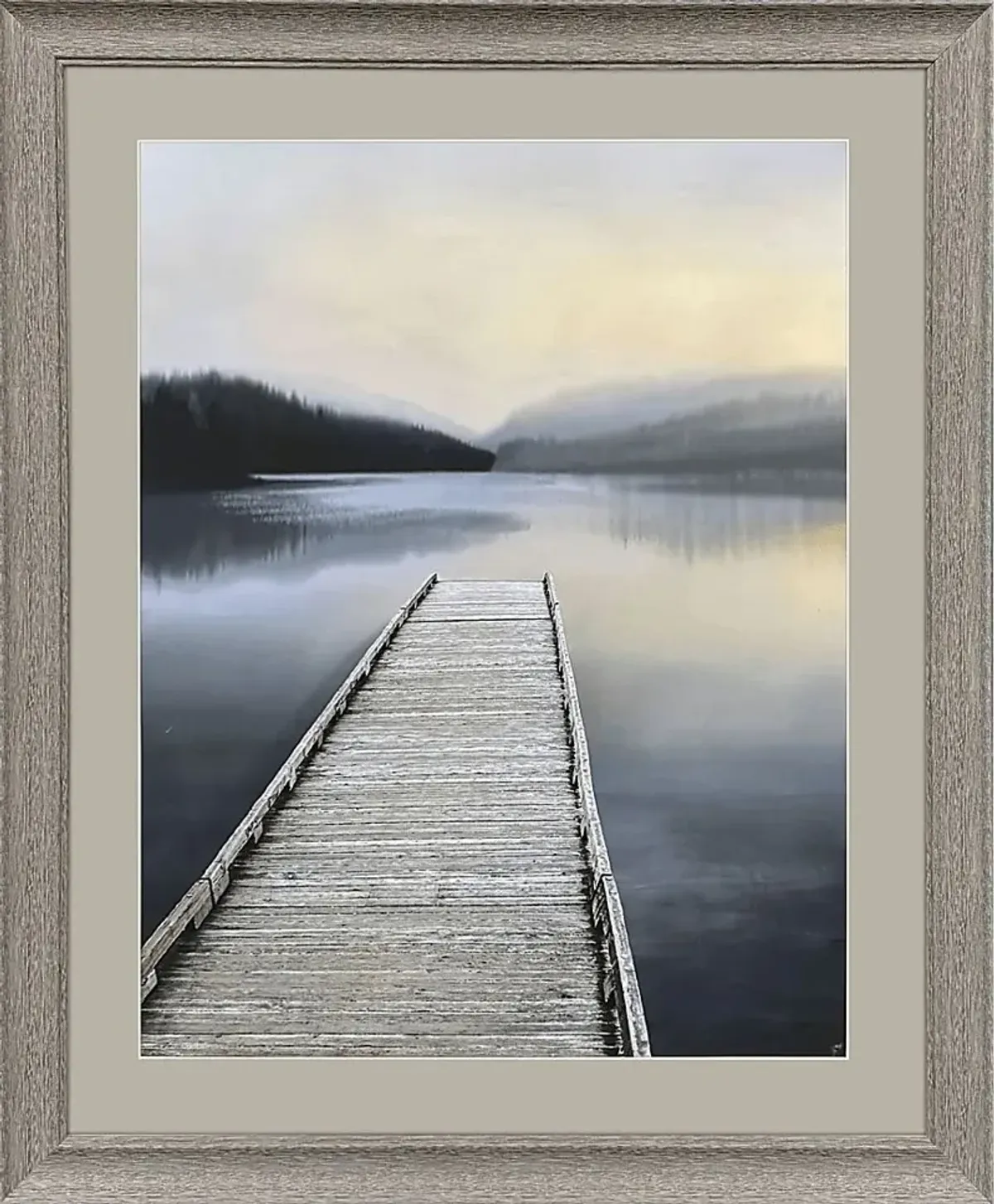 Aurora Reflect Gray Artwork