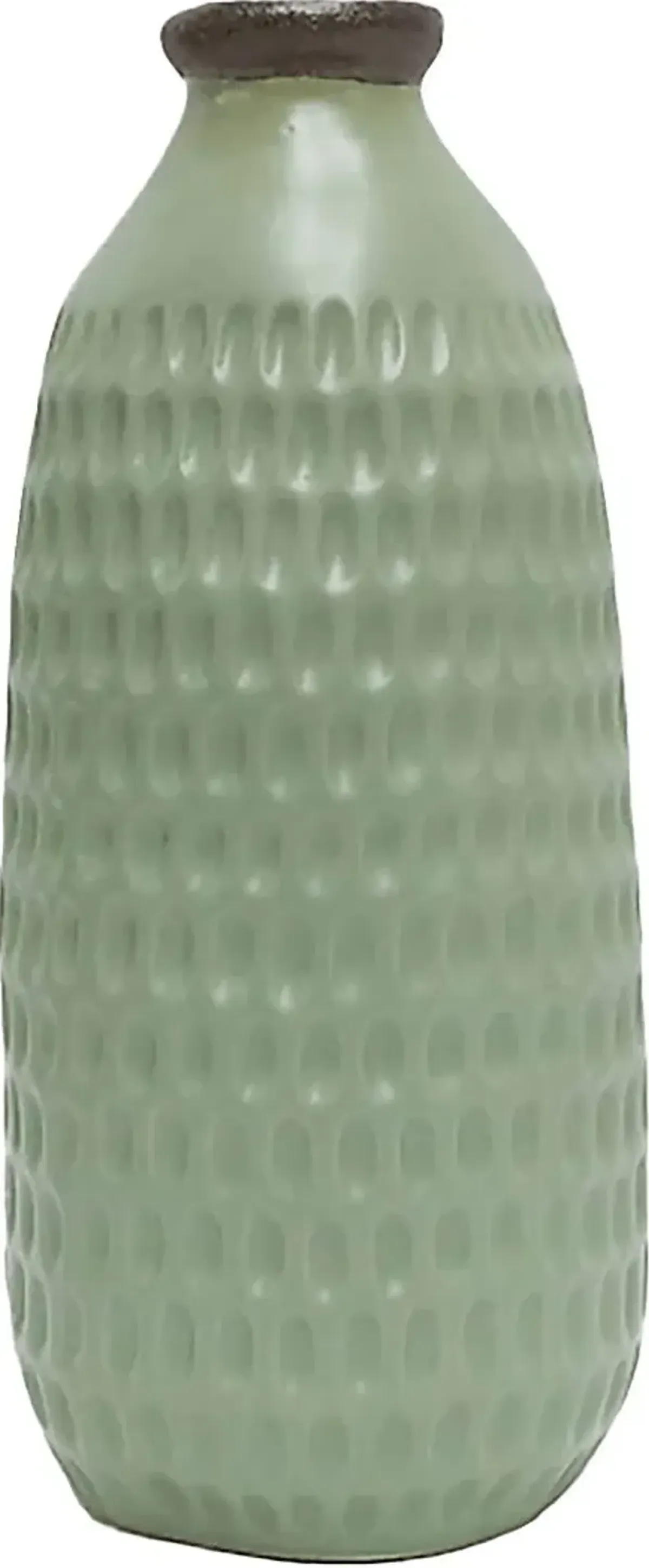 Moyne Green 16 in. Vase