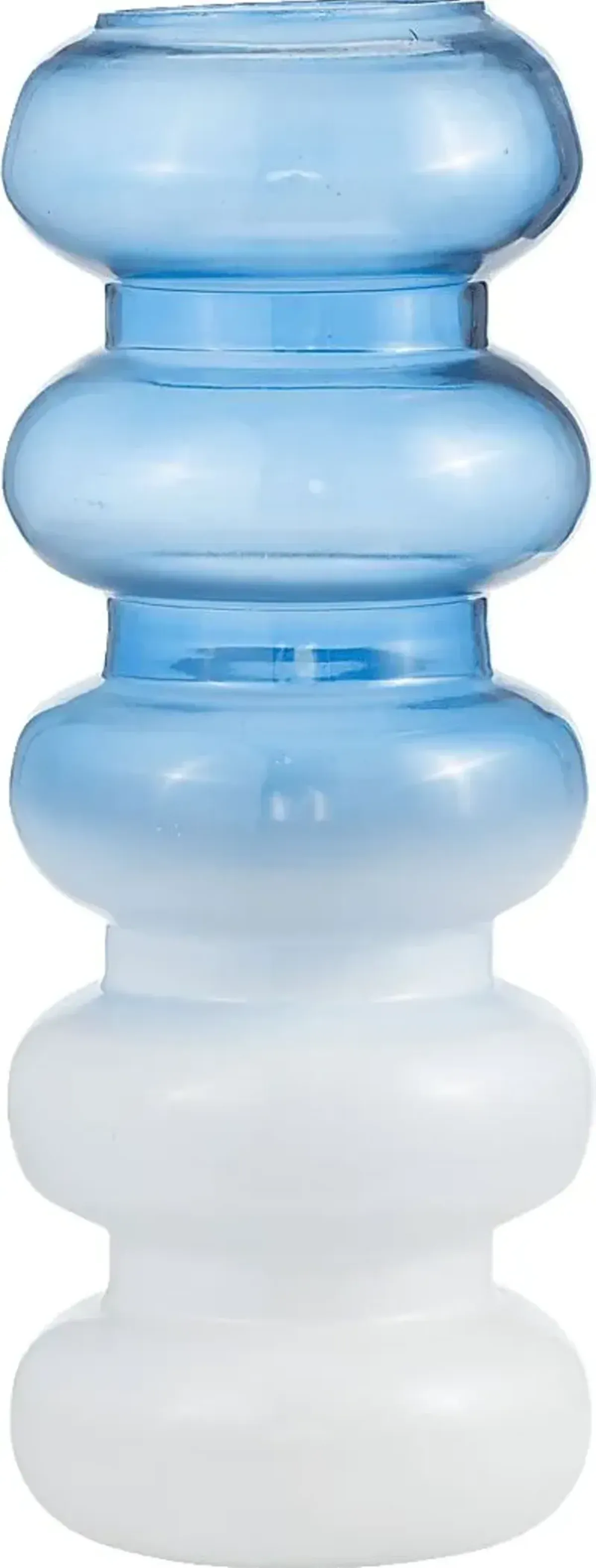 Buffkin Blue 17 in. Vase