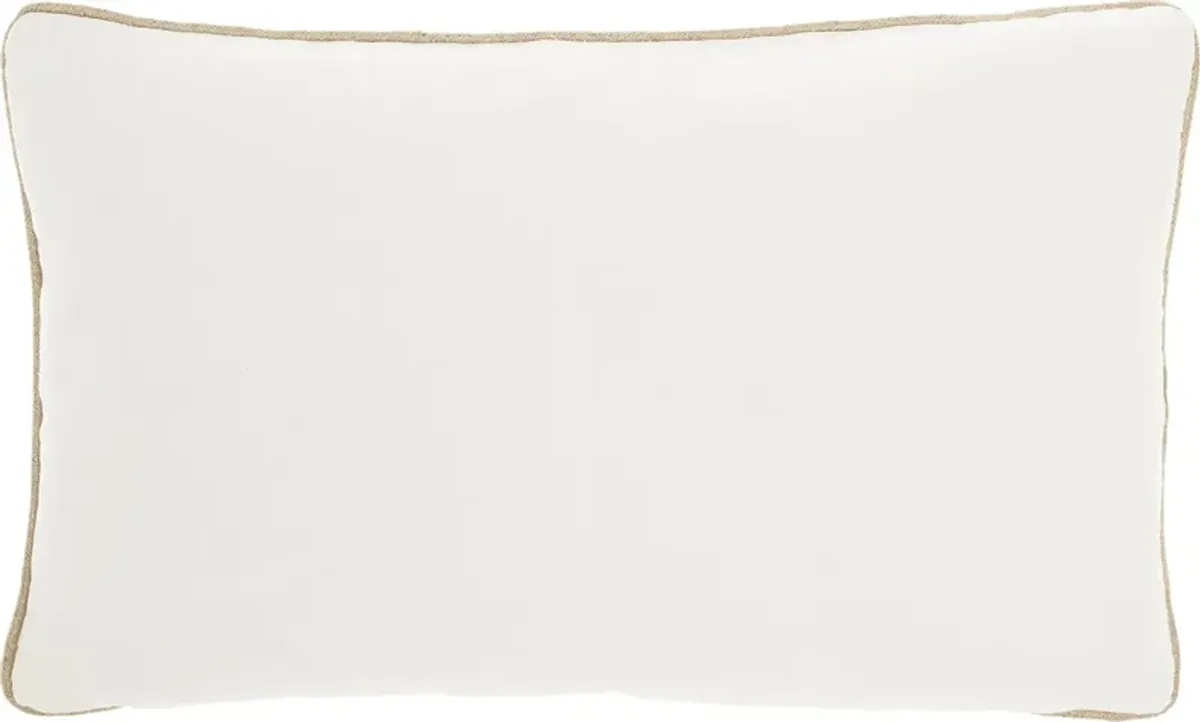 Sunbeam Ivory/Gold Lumbar Pillow