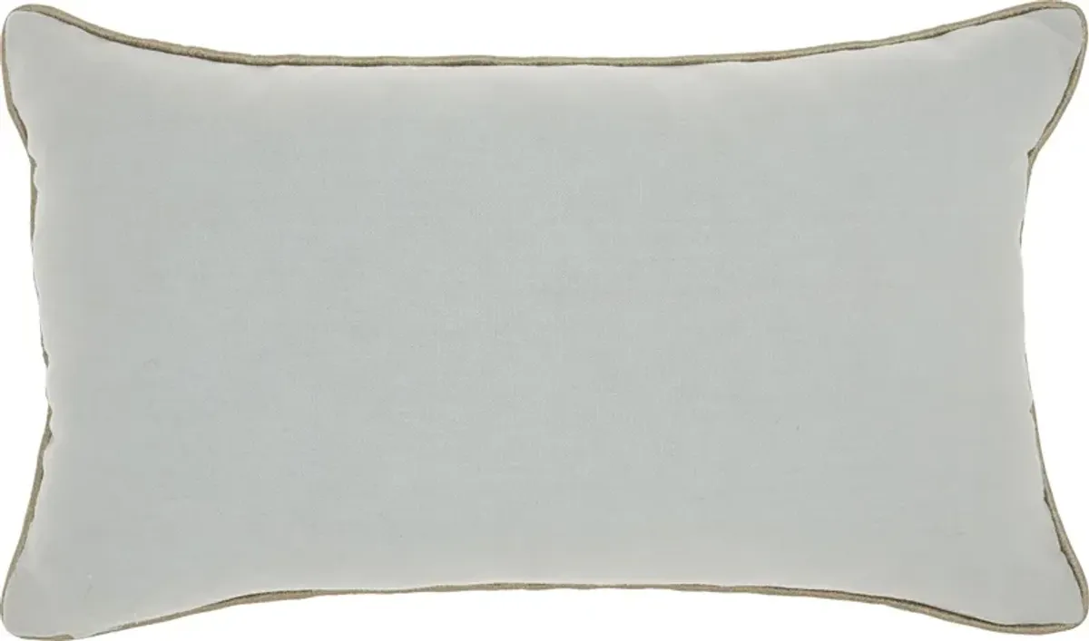 Sunbeam Gray Lumbar Pillow