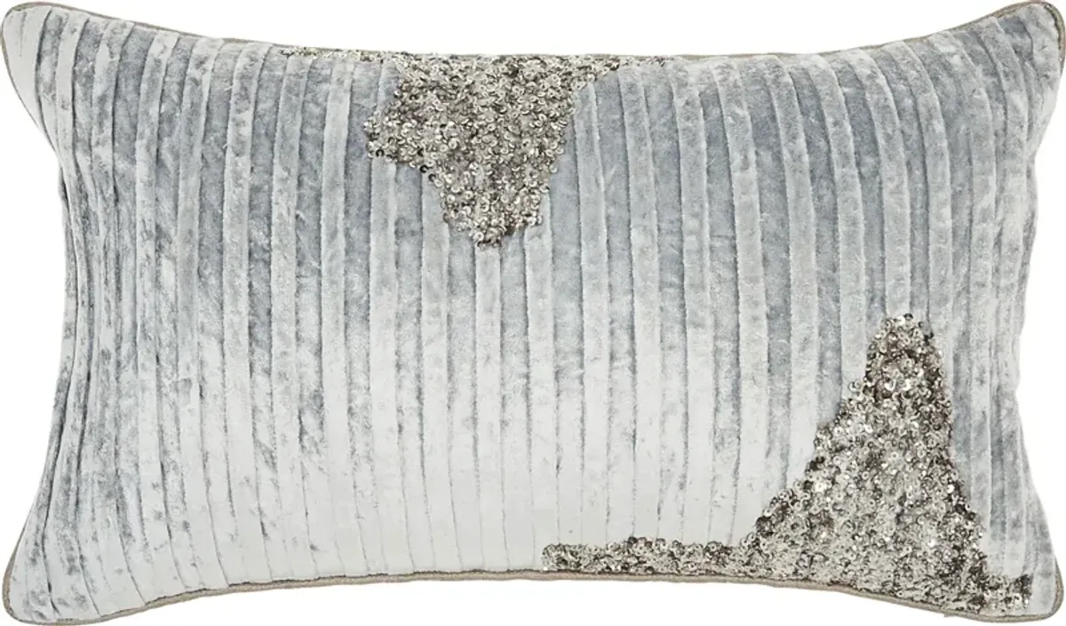 Sunbeam Gray Lumbar Pillow