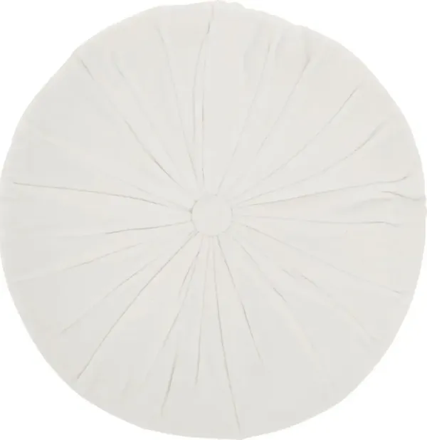 Helio Cream Accent Pillow