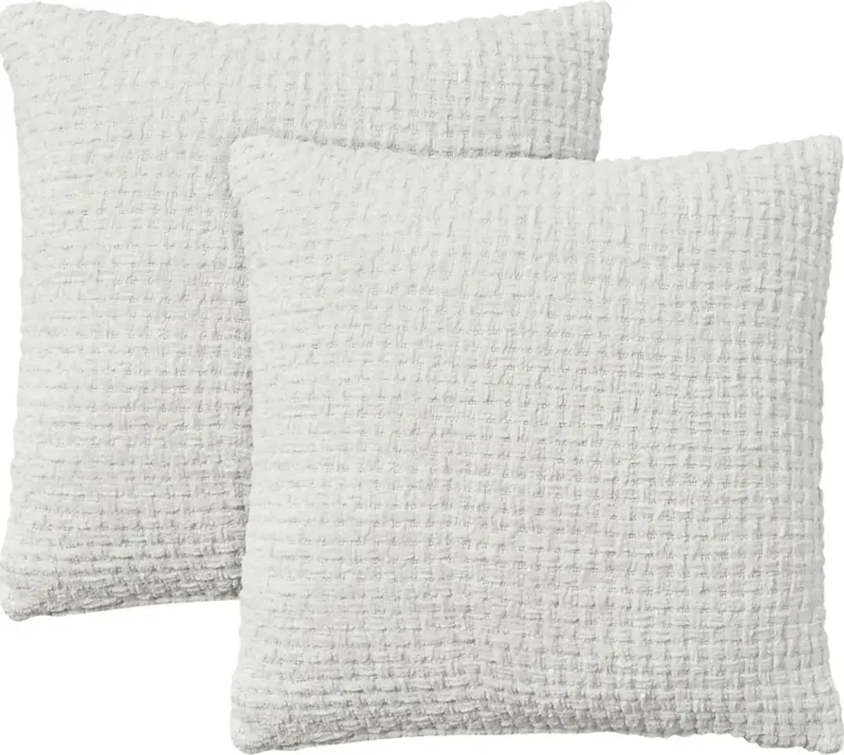 Freddie White Accent Pillow, Set of 2