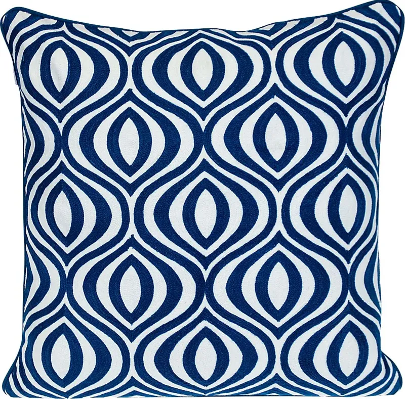 Nhema Blue Accent Pillow