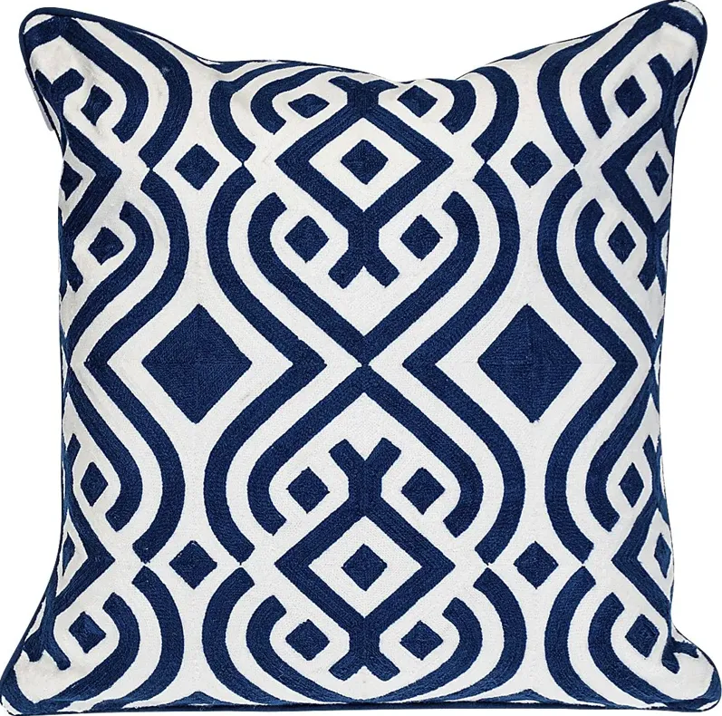 Olonga Blue Accent Pillow