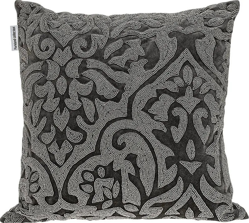 Midzi Gray Accent Pillow