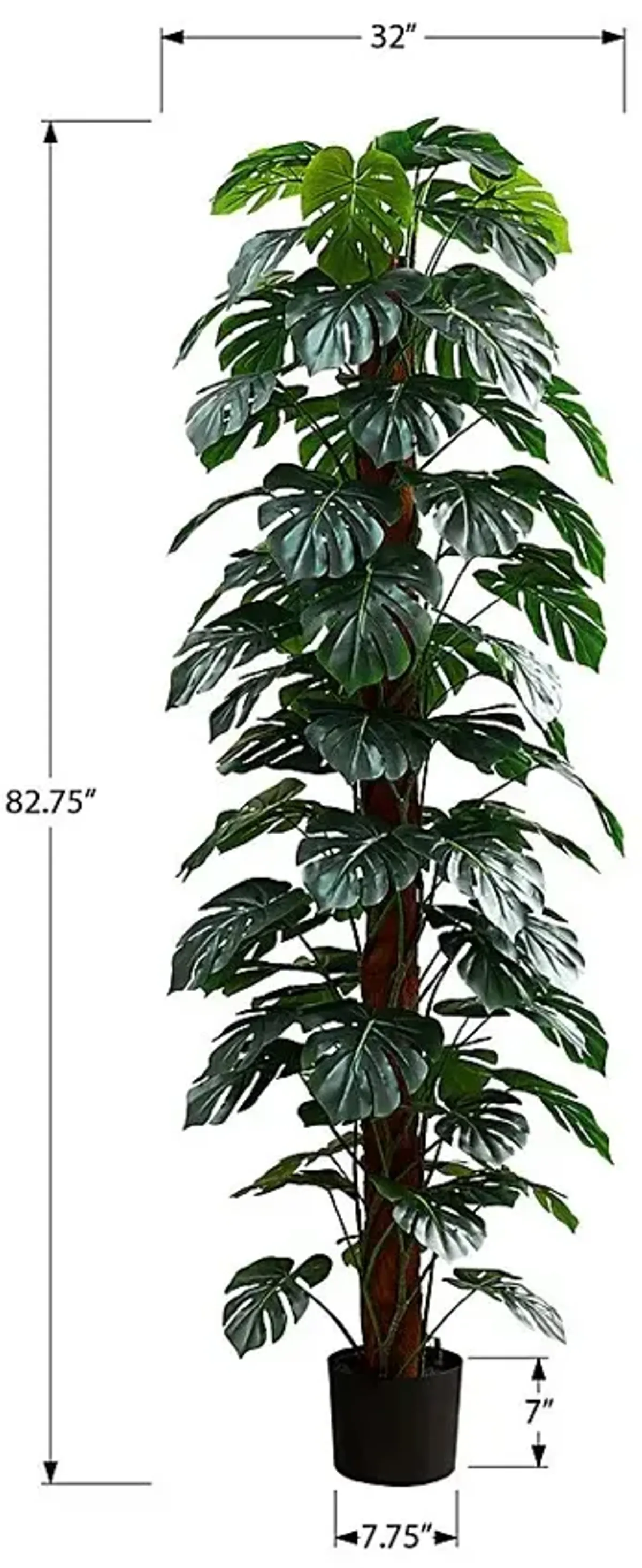 Calhouny Green Silk Plant