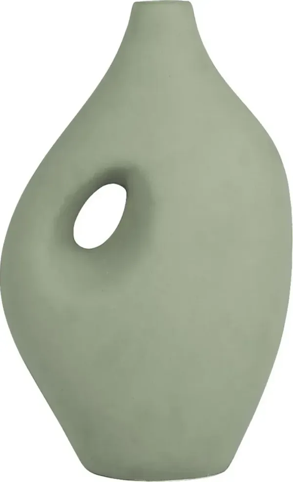 Aljema Green 12 in. Vase