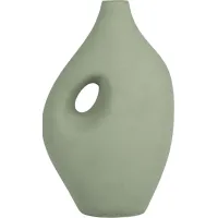 Aljema Green 12 in. Vase