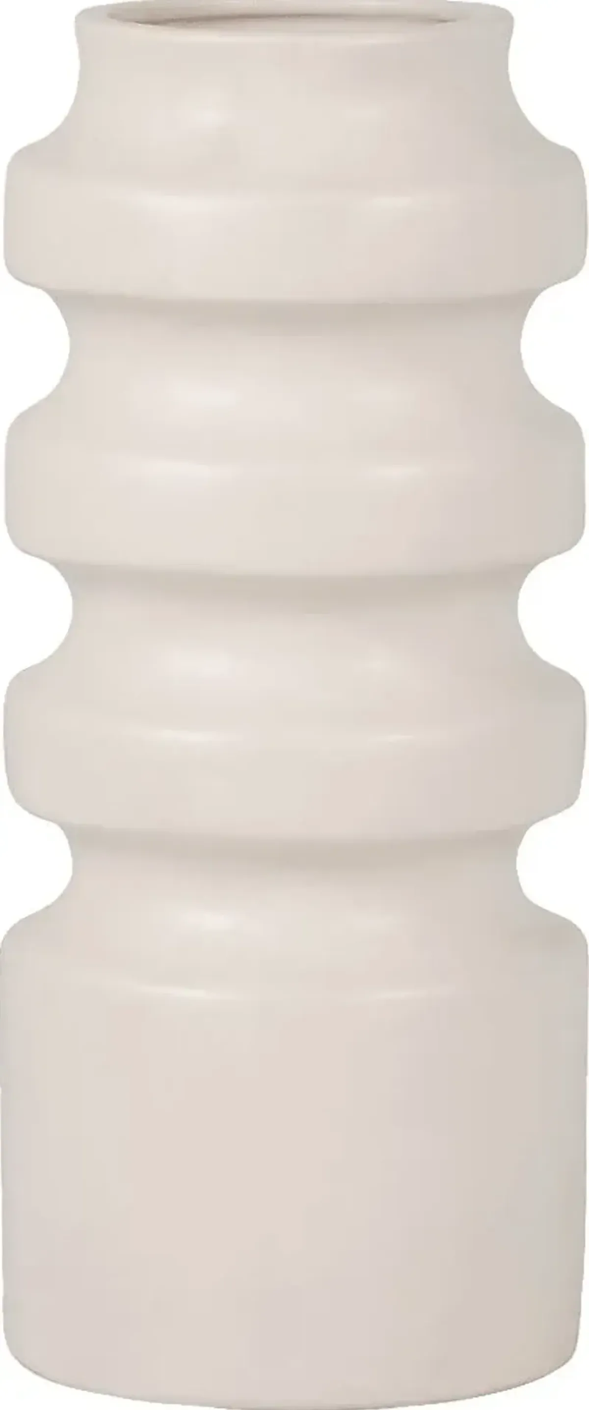 Ardomore White 11 in. Vase