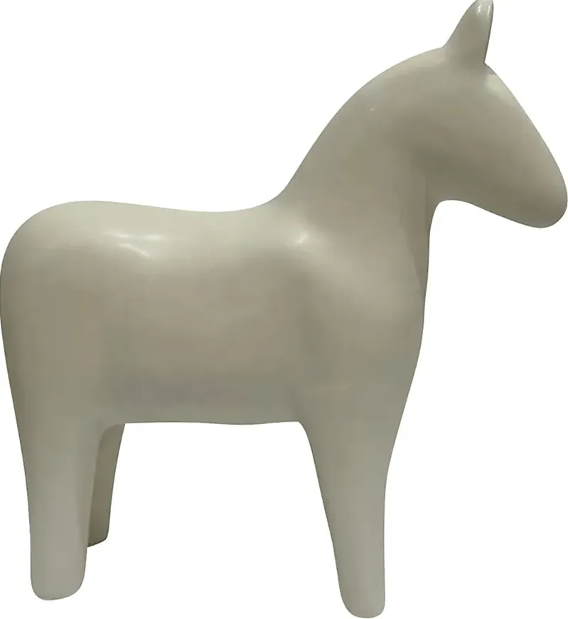 Woodbridle White 9 in. Horse Sculpture