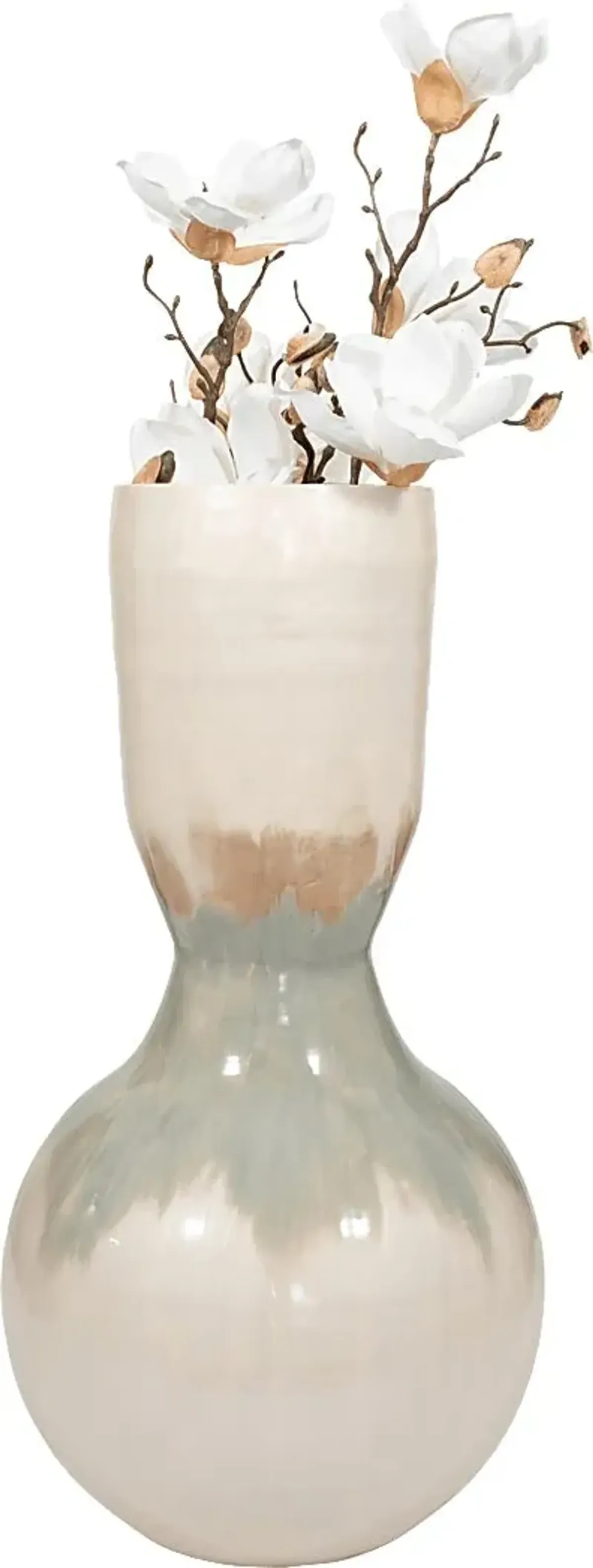 Constellation White 23 in. Vase