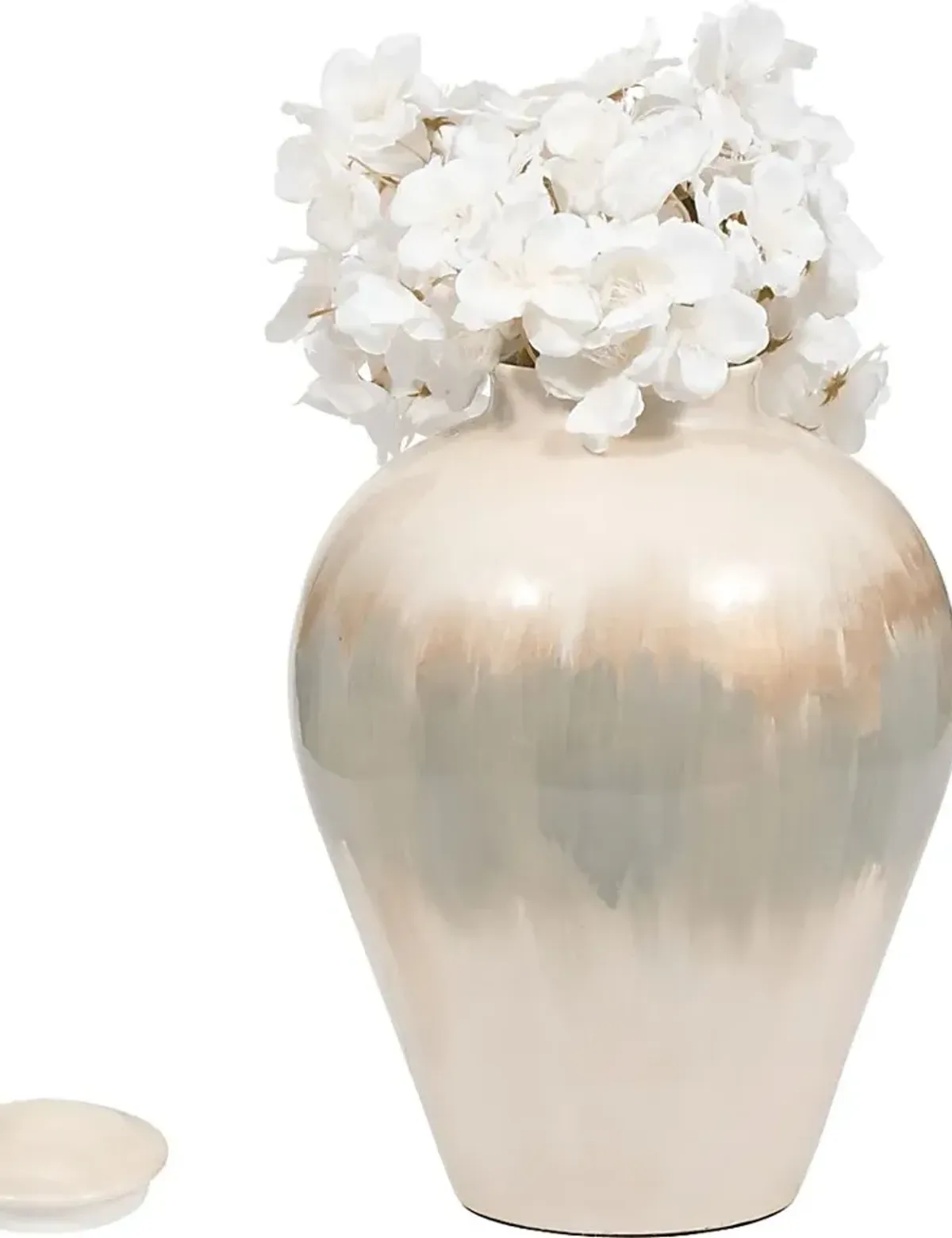 Coordova White 12 in. Vase