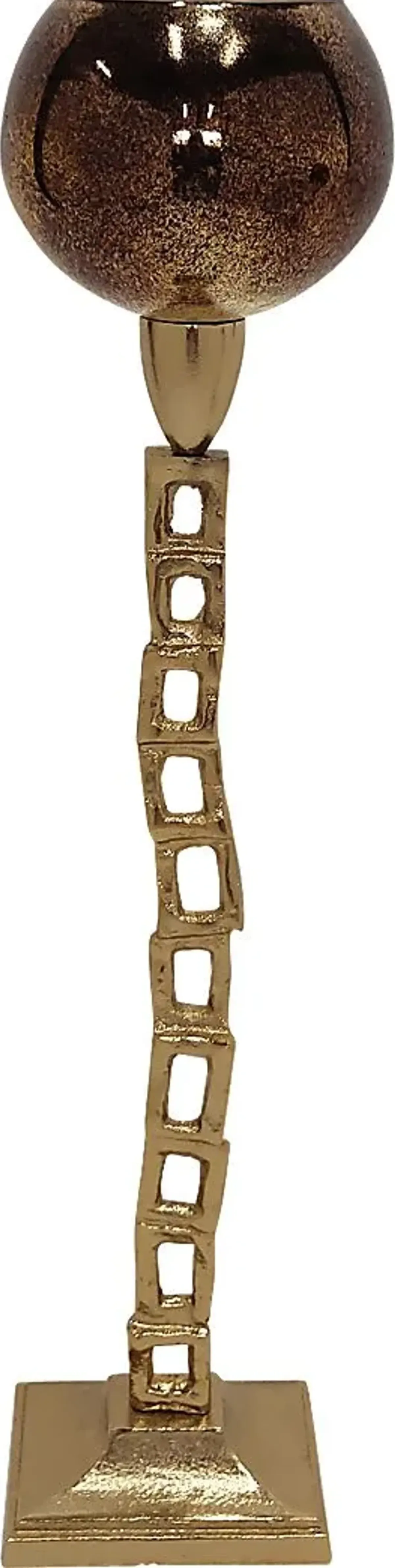 Corrienta Gold 20 in. Tealight Candle Holder