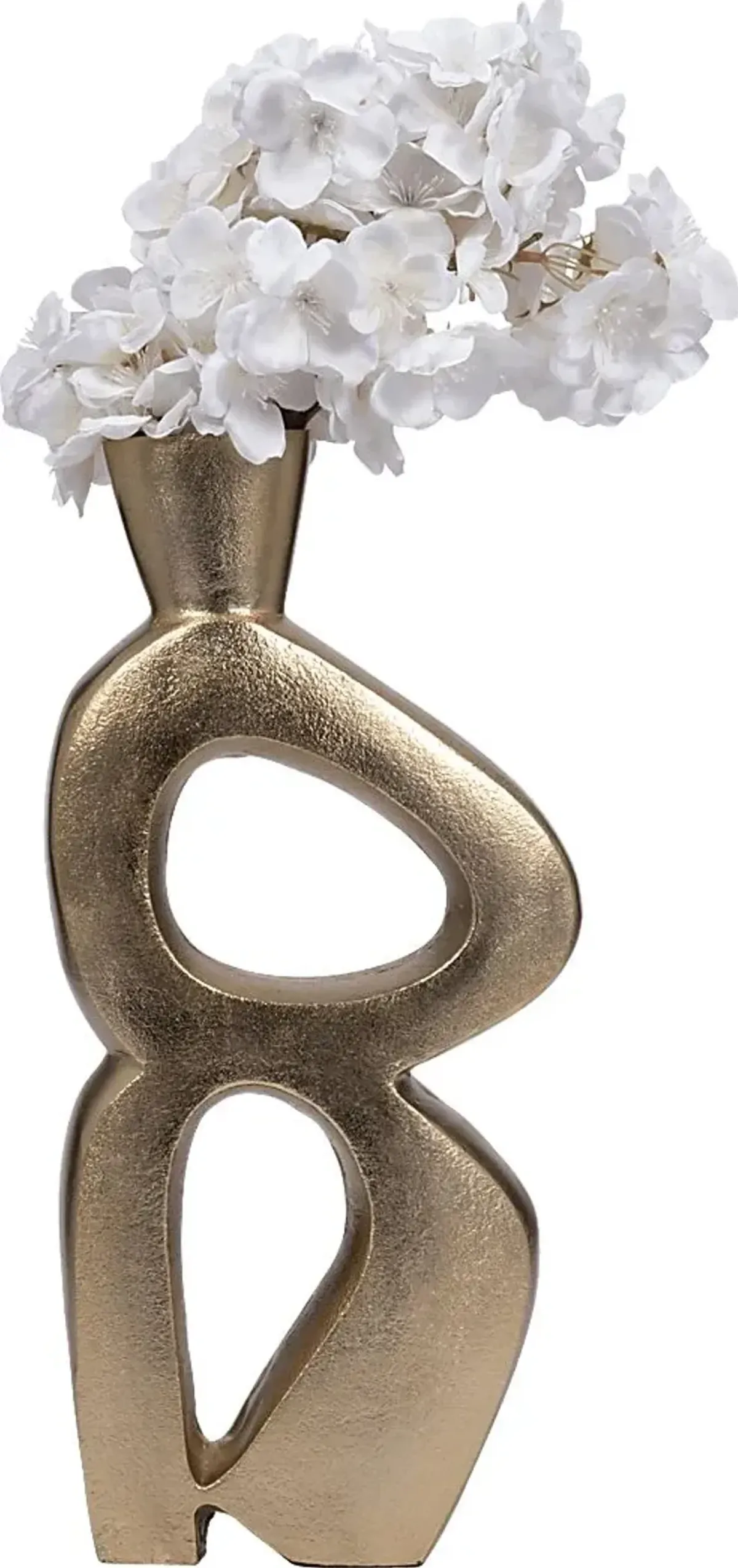 Gloxinia Gold 15 in. Vase