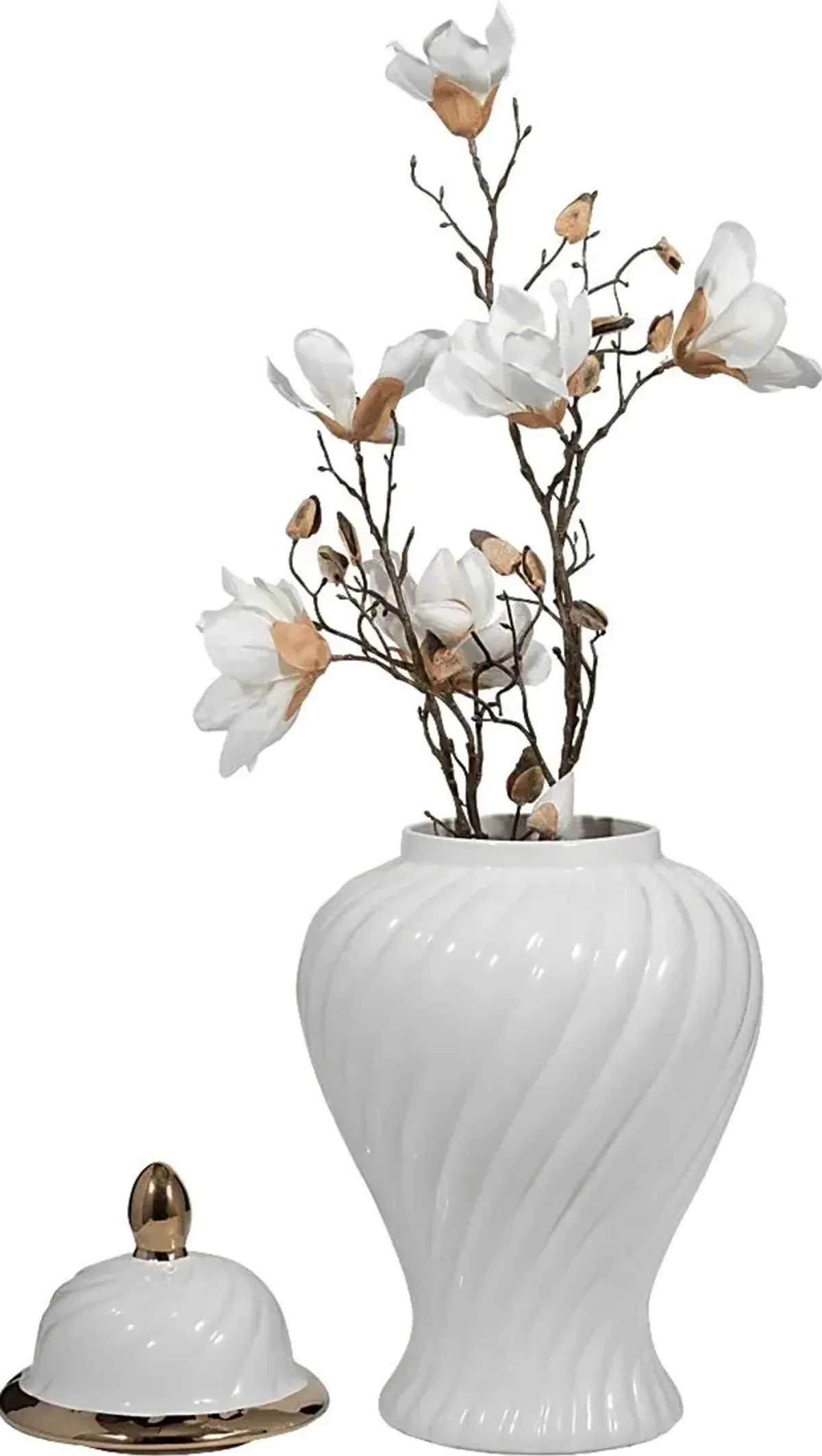 Harlou White 20 in. Jar