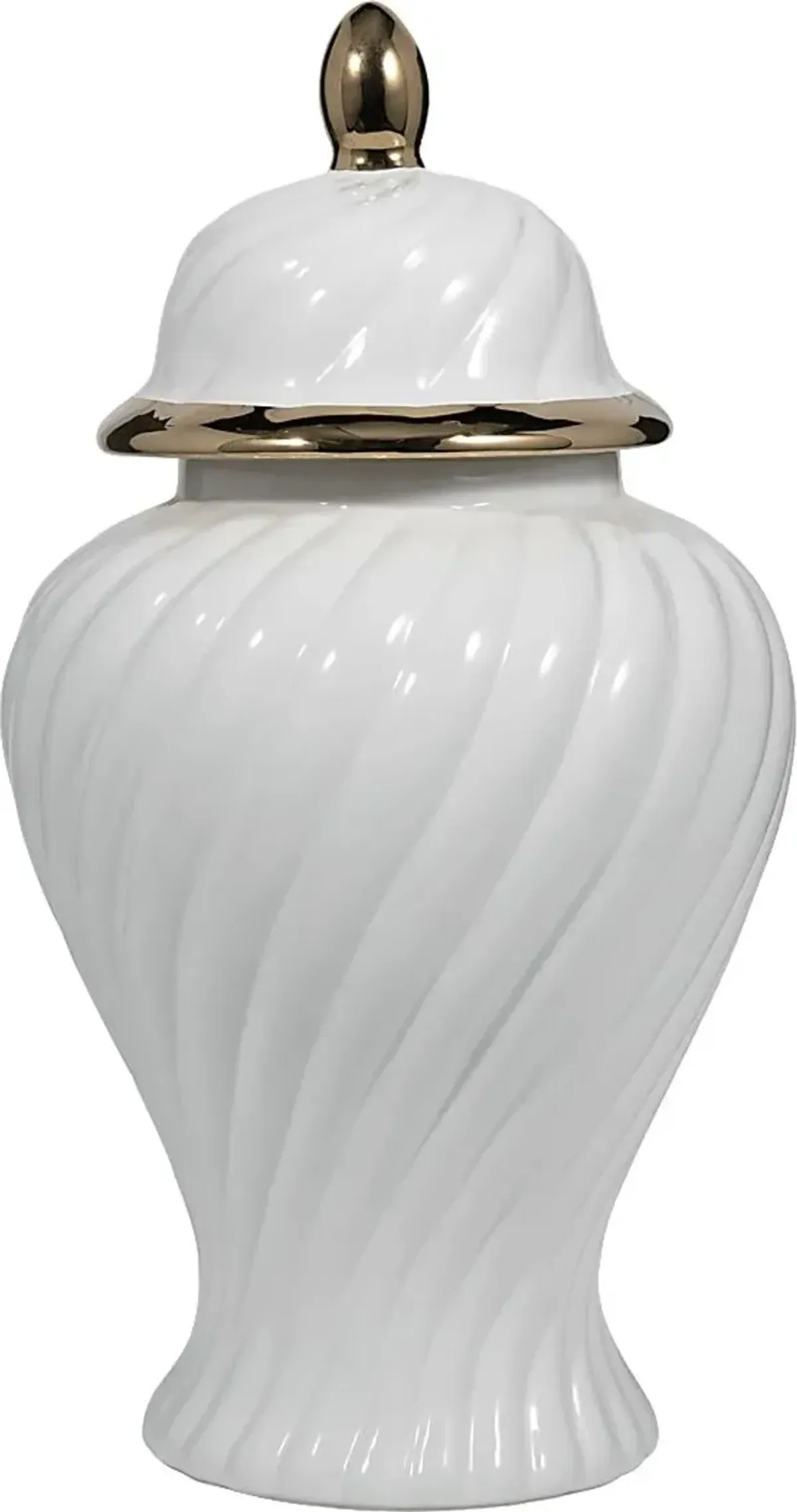 Harlou White 20 in. Jar