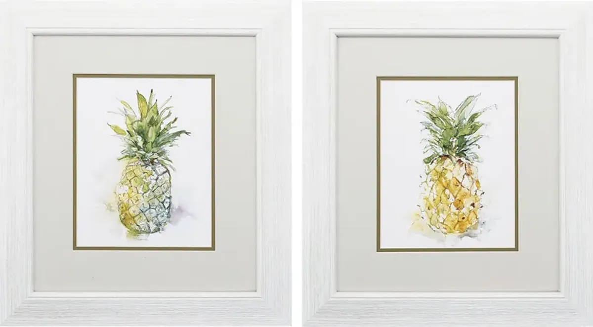 Delicious Ripe Yellow Artwork, Set of 2