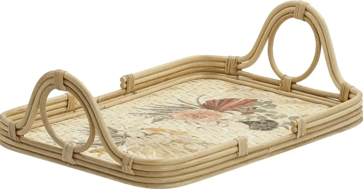 Crowhead Brown Rectangle Tray