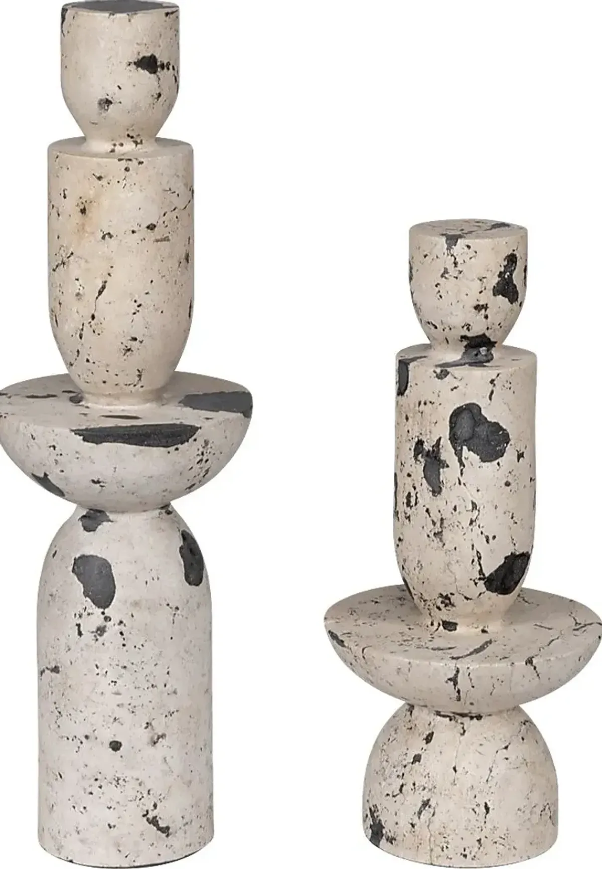 Devra White Sculpture, Set of 2