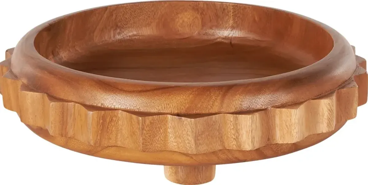 Yezohe Brown Large Bowl