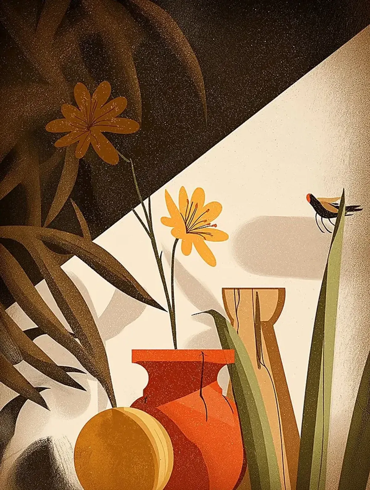 Aysa II Brown Artwork