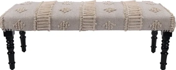 Sebaso Gray/Cream Bench