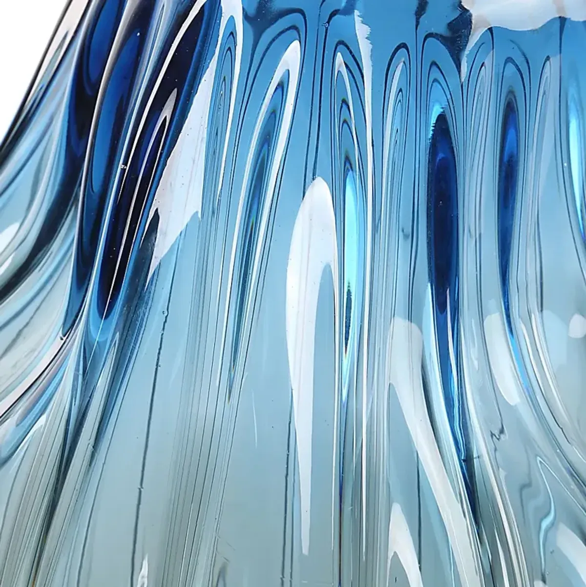Mukuta Blue Vase, Set of 2
