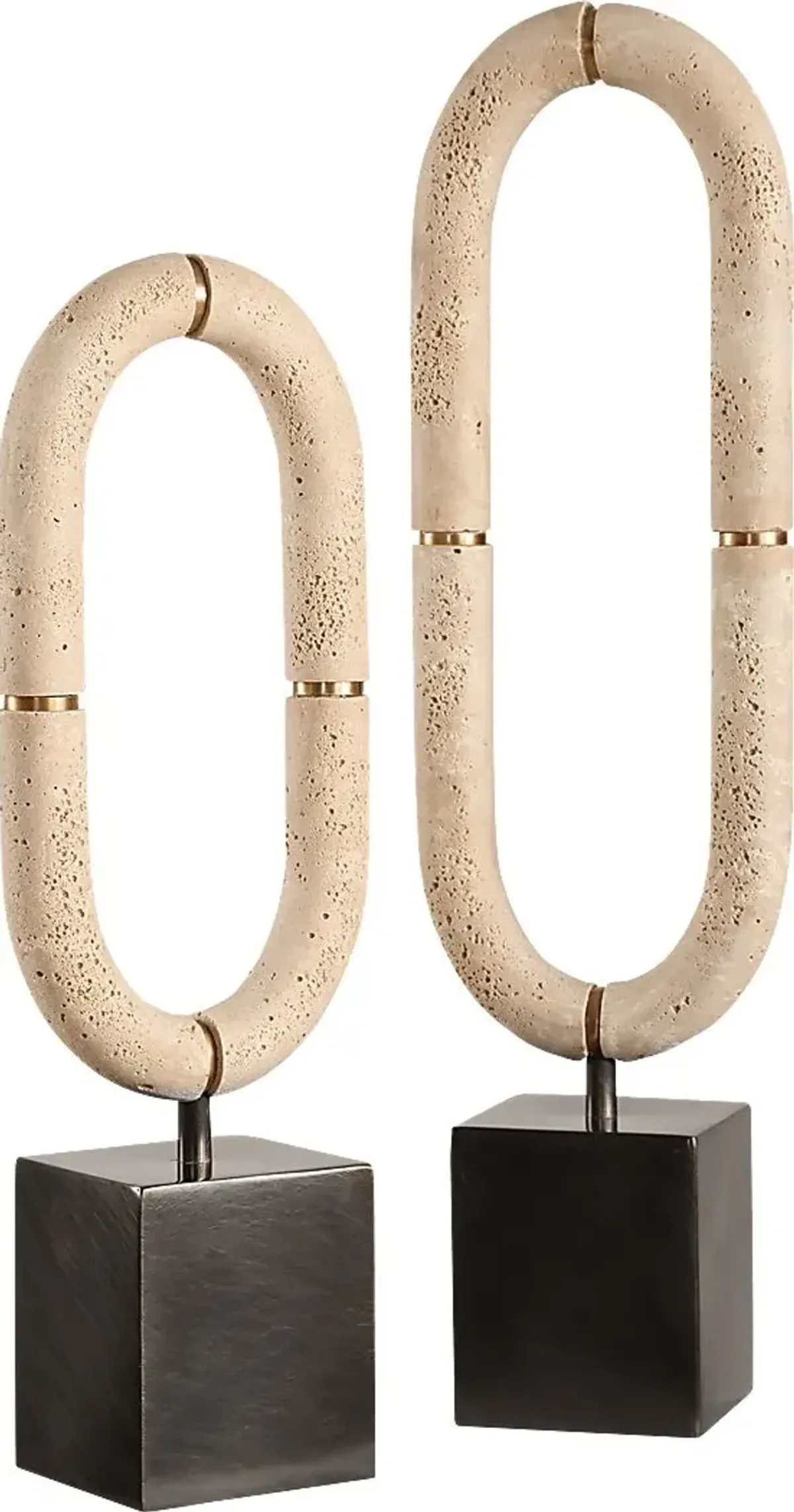 Dylina White Sculpture, Set of 2