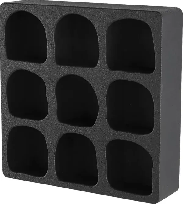 Gudin I Black Wall Shelf