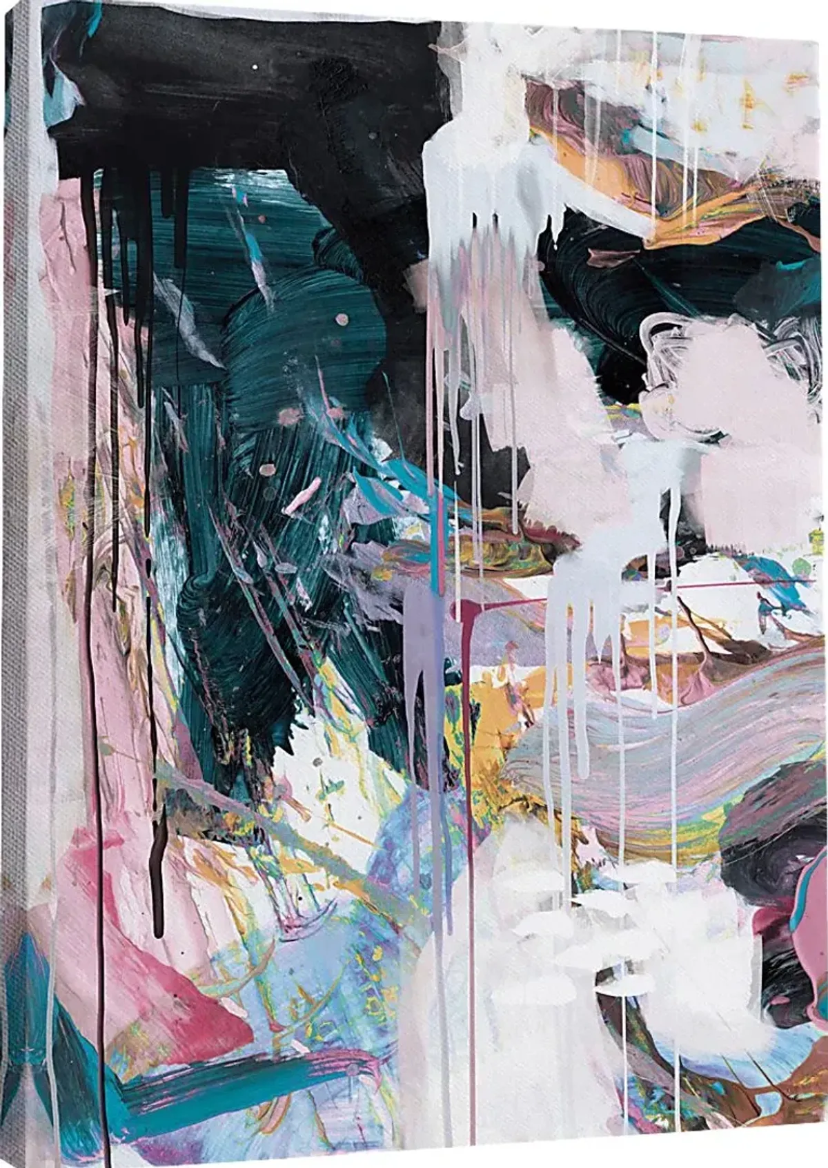 Aftyn Blue Canvas Wall Art