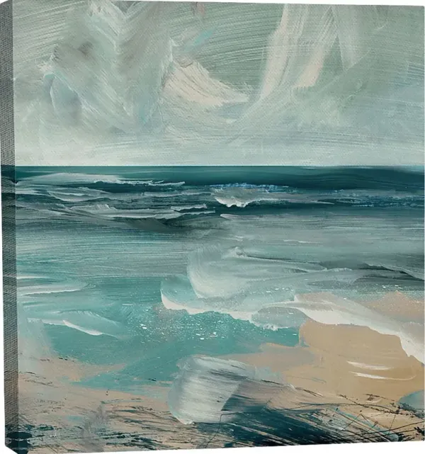 Amhill Turquoise Canvas Wall Art